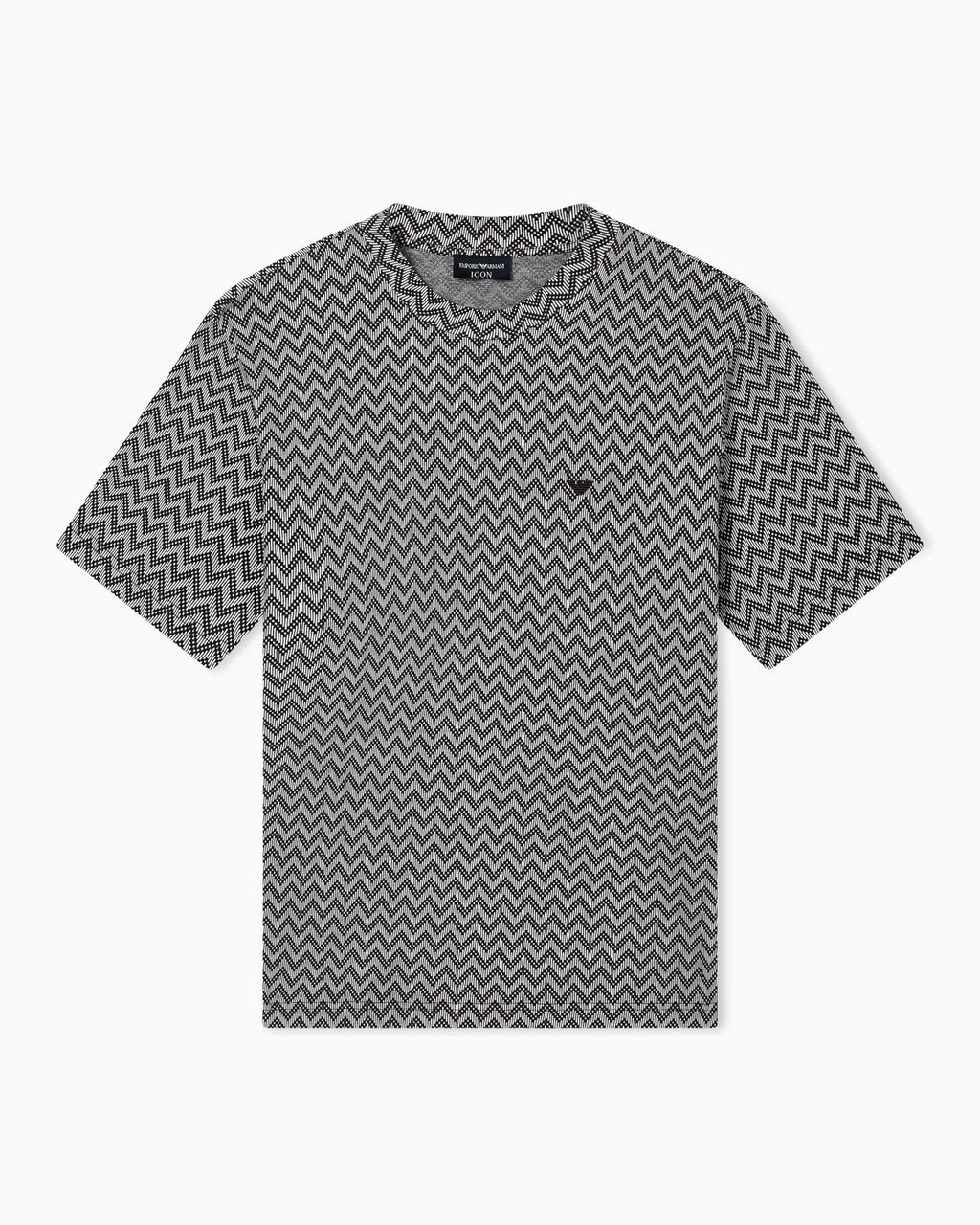 T-shirt in jersey jacquard Icon
