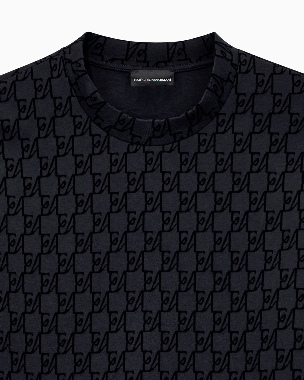 Felpa in double jersey stampa logo all over