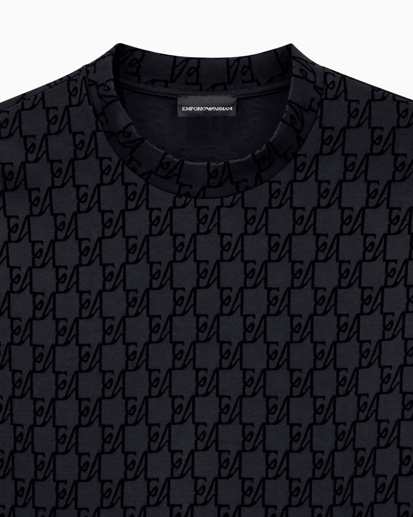 Felpa in double jersey stampa logo all over