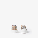 BURBERRY Sneaker in cotone Check Uomo