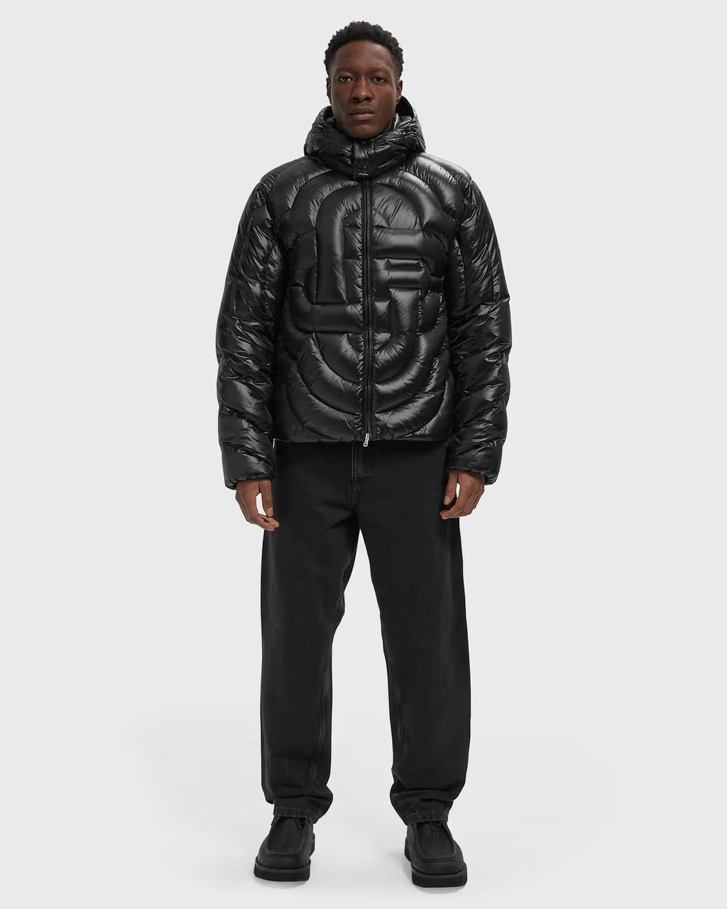 GIUBBINO CASABLANCA Black Quilted Down Puffer Jacket