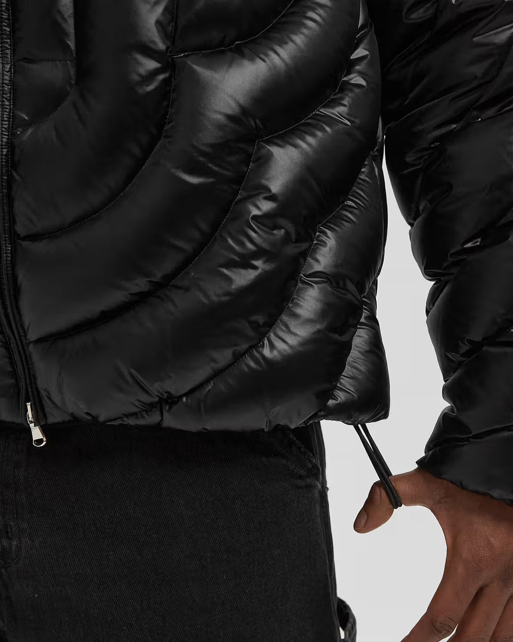 GIUBBINO CASABLANCA Black Quilted Down Puffer Jacket