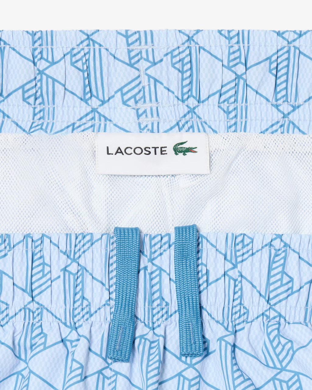Boxer mare midi con stampa con monogramma