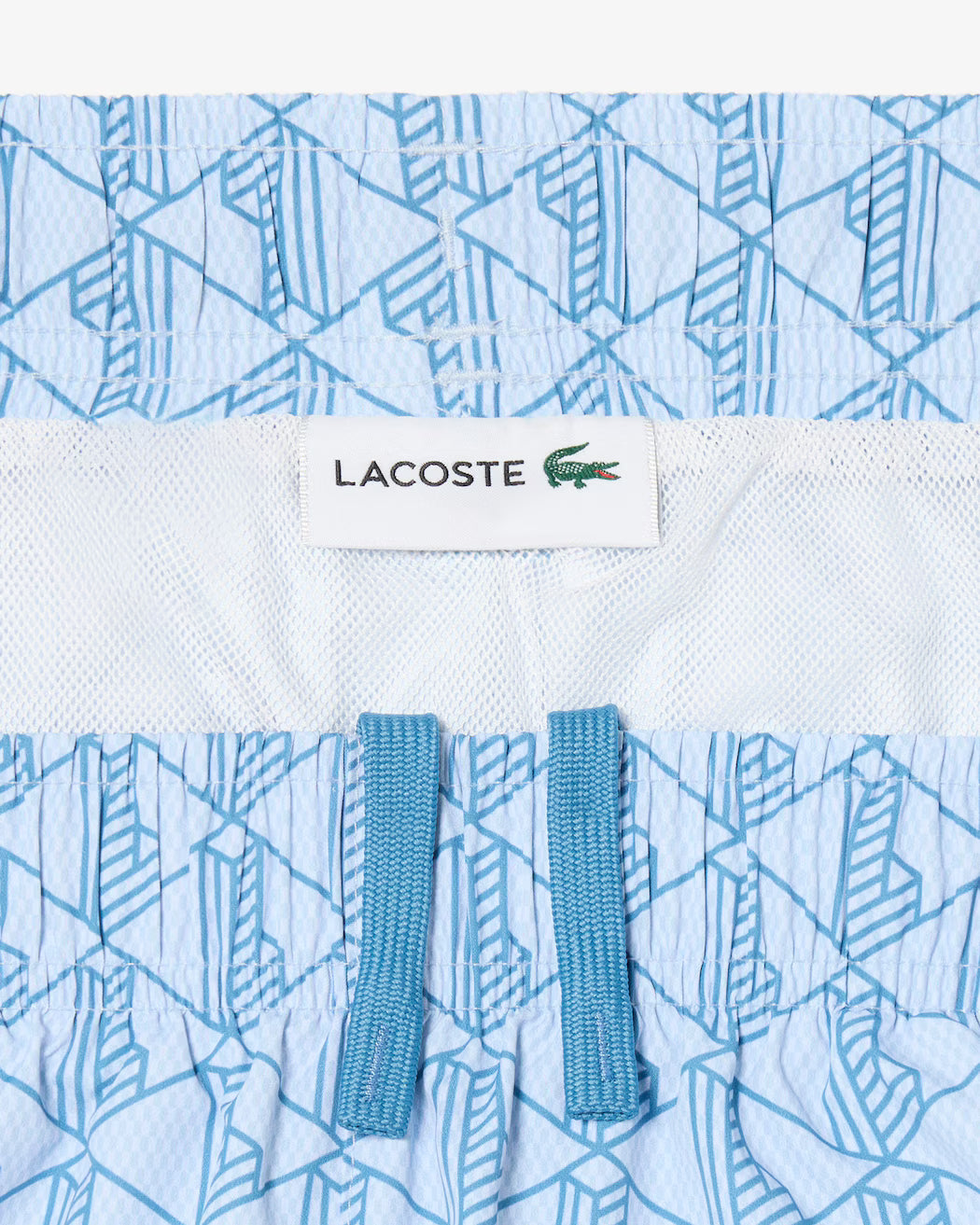 Boxer mare midi con stampa con monogramma