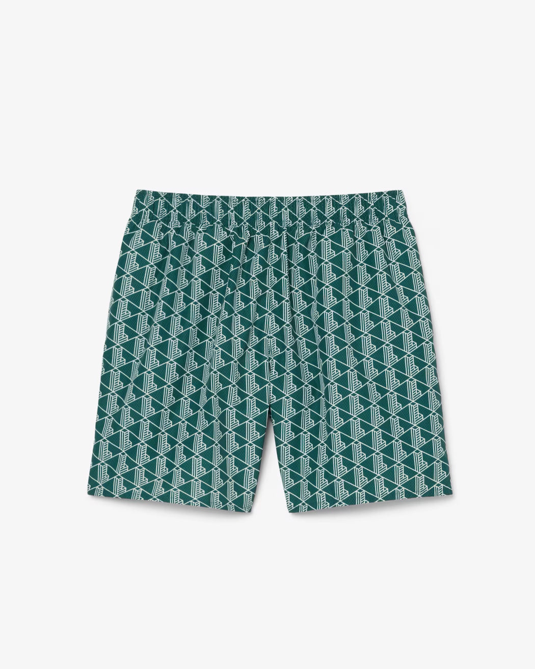 Boxer mare midi con stampa con monogramma