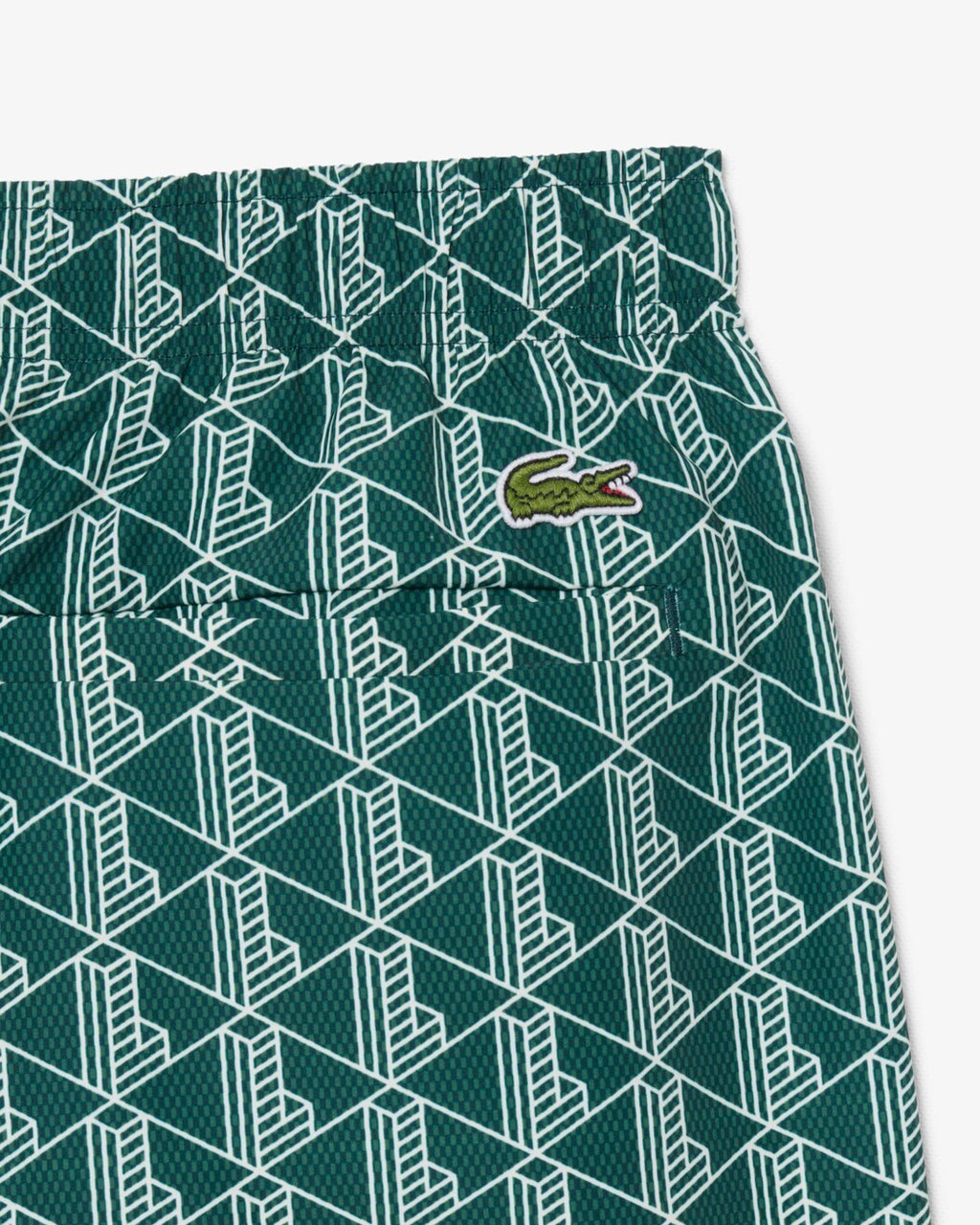Boxer mare midi con stampa con monogramma