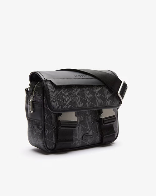 Borsa a tracolla con patta e clip The Blend