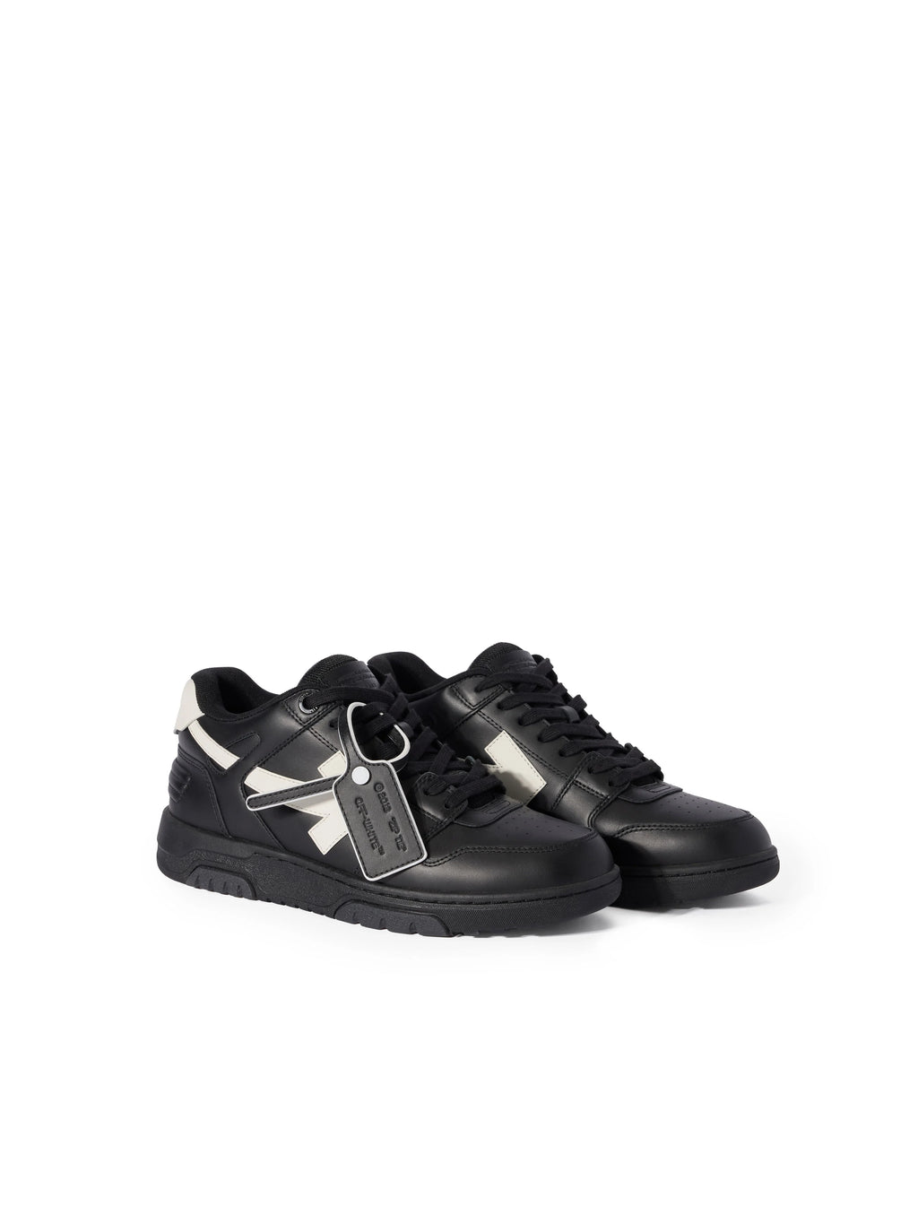 SCARPE OFF Out Of Office Leather Sneakers