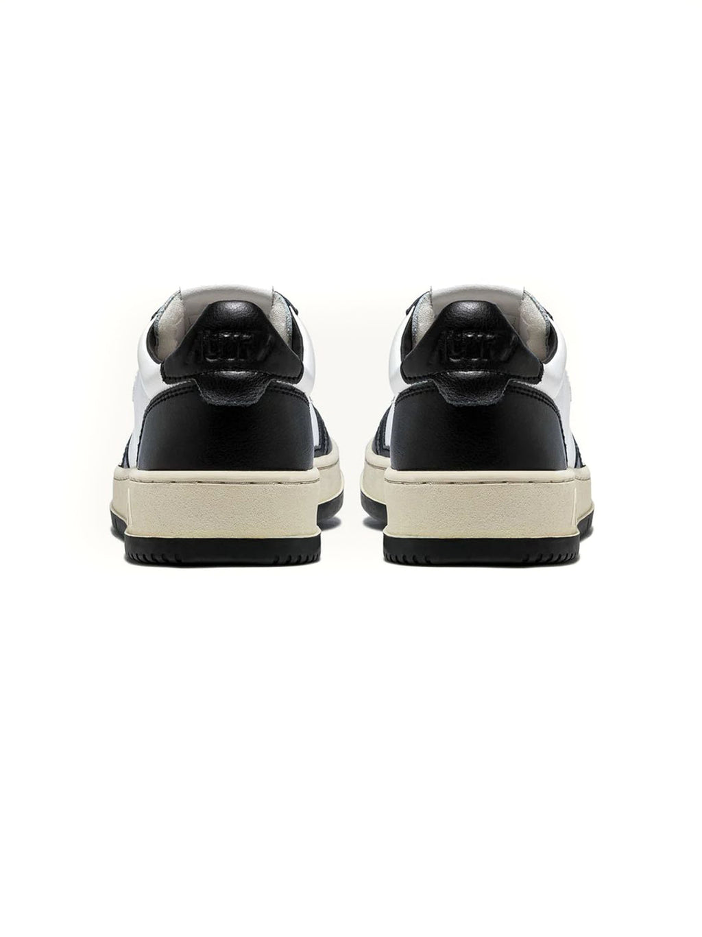 SNEAKERS MEDALIST LOW BICOLOR IN PELLE BIANCA E NERA