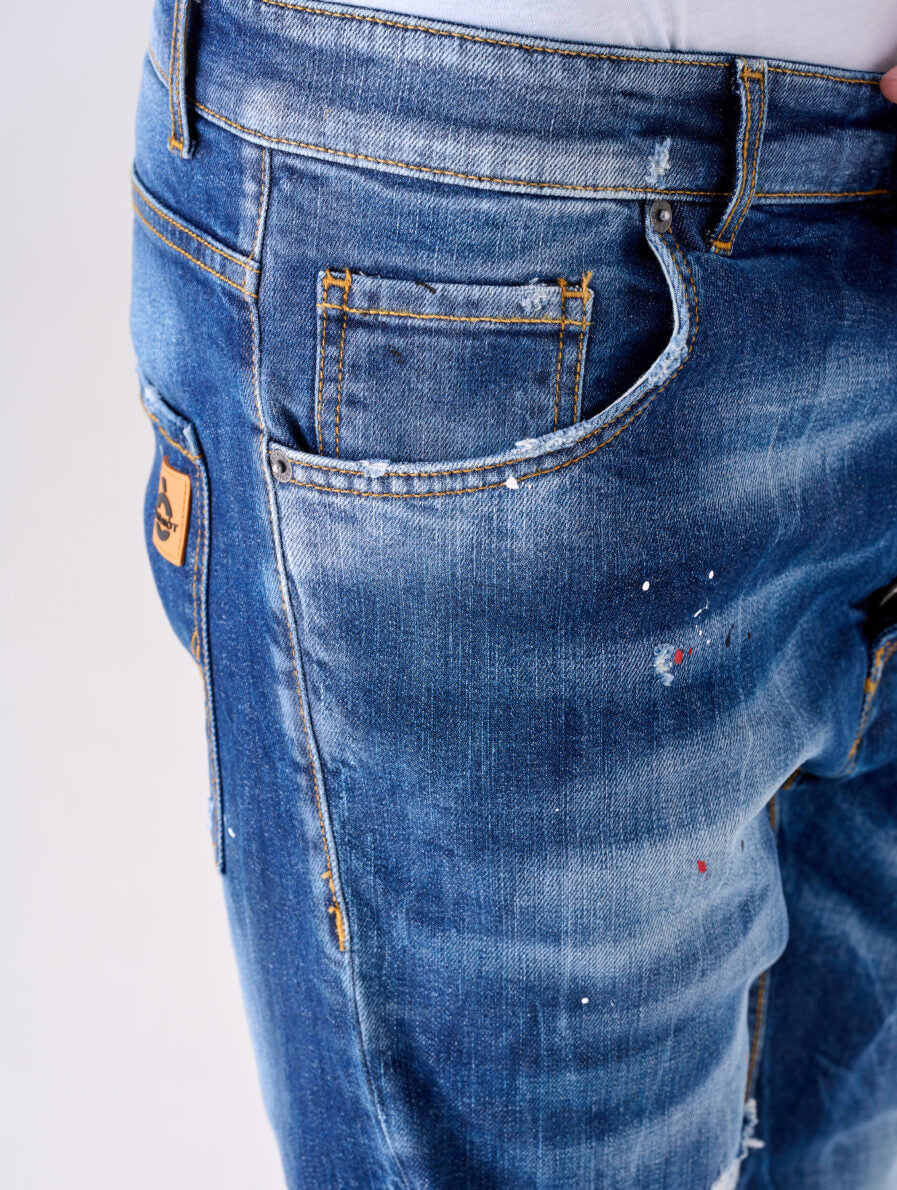 Patriòt Denim Couture Jeans Uomo Carrot Fit PKS52M44