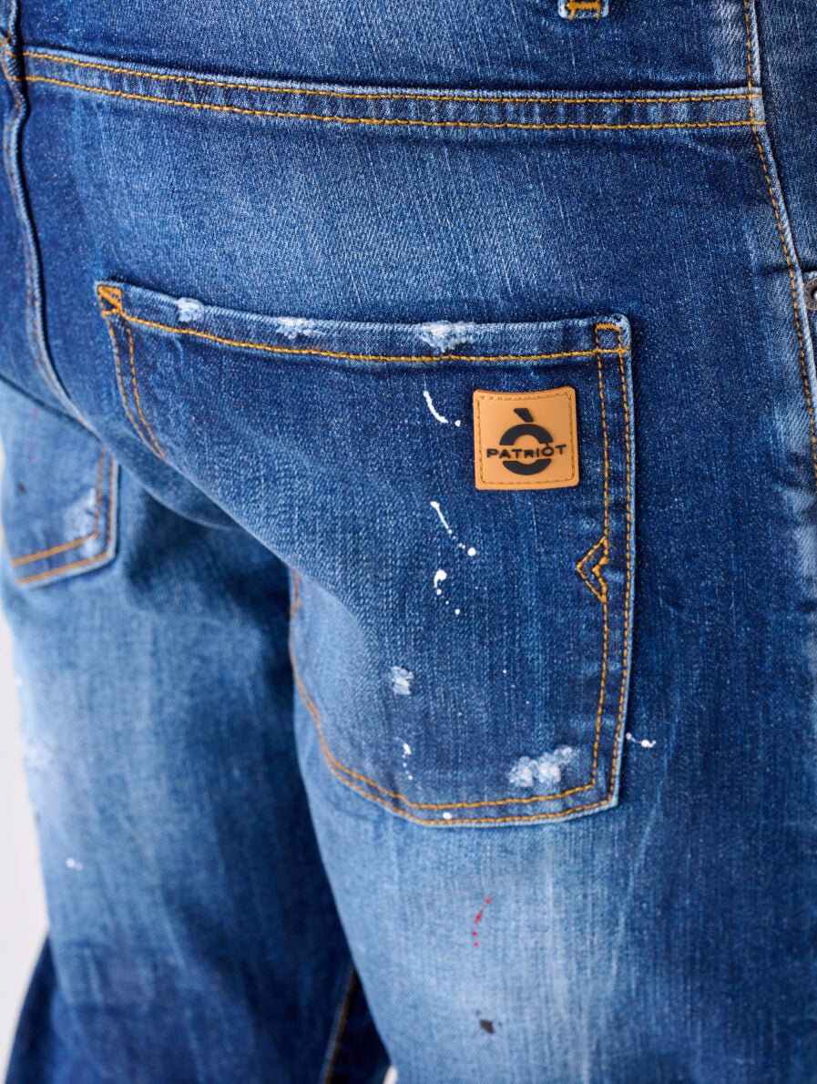Patriòt Denim Couture Jeans Uomo Carrot Fit PKS52M44