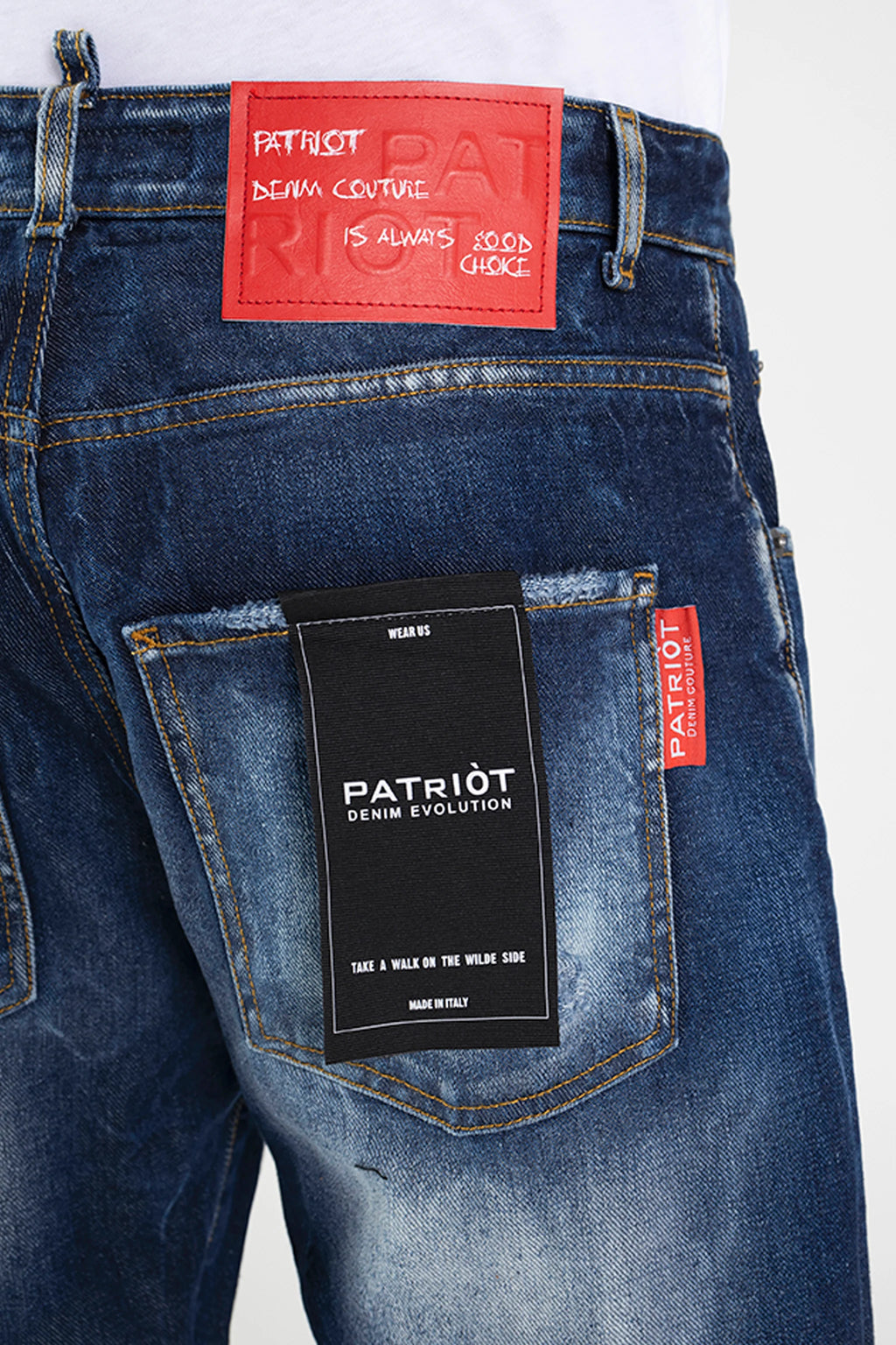 PATRIOT Bermuda in jeans da Uomo SHOC99