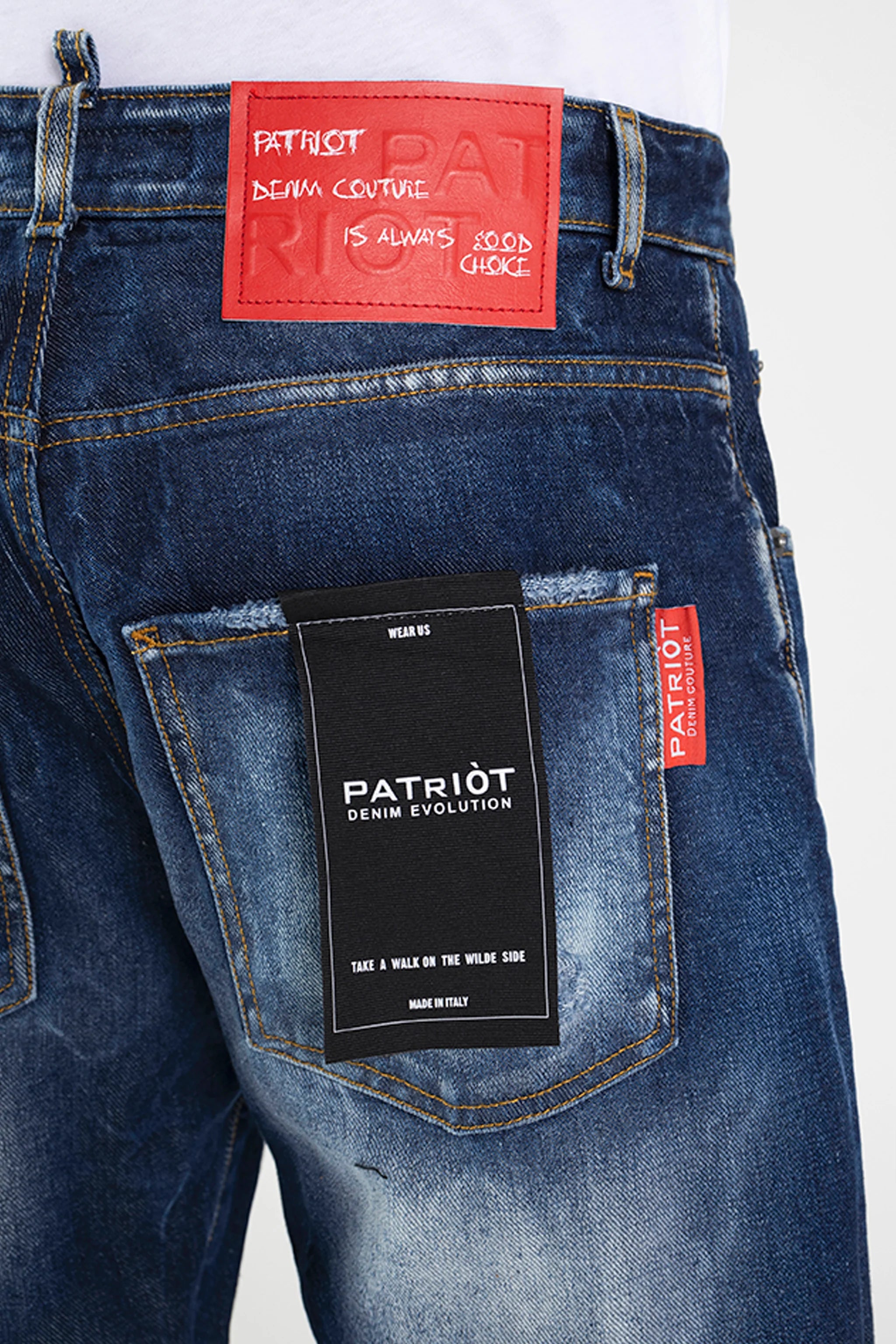PATRIOT Bermuda in jeans da Uomo SHOC99