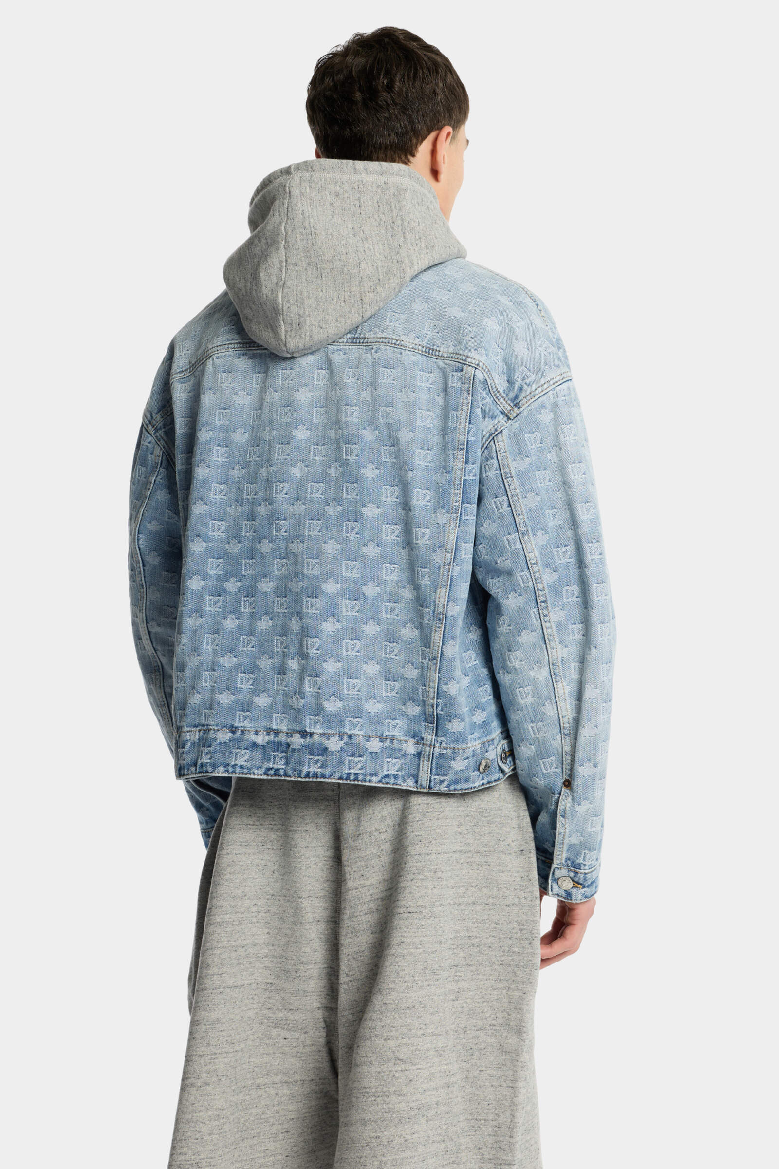 Light Wash Utility Jean Jacket