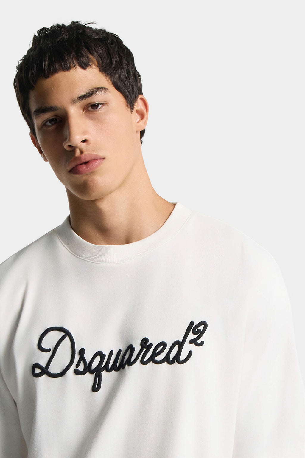 T-shirt Loose Fit con ricamo Dsquared2