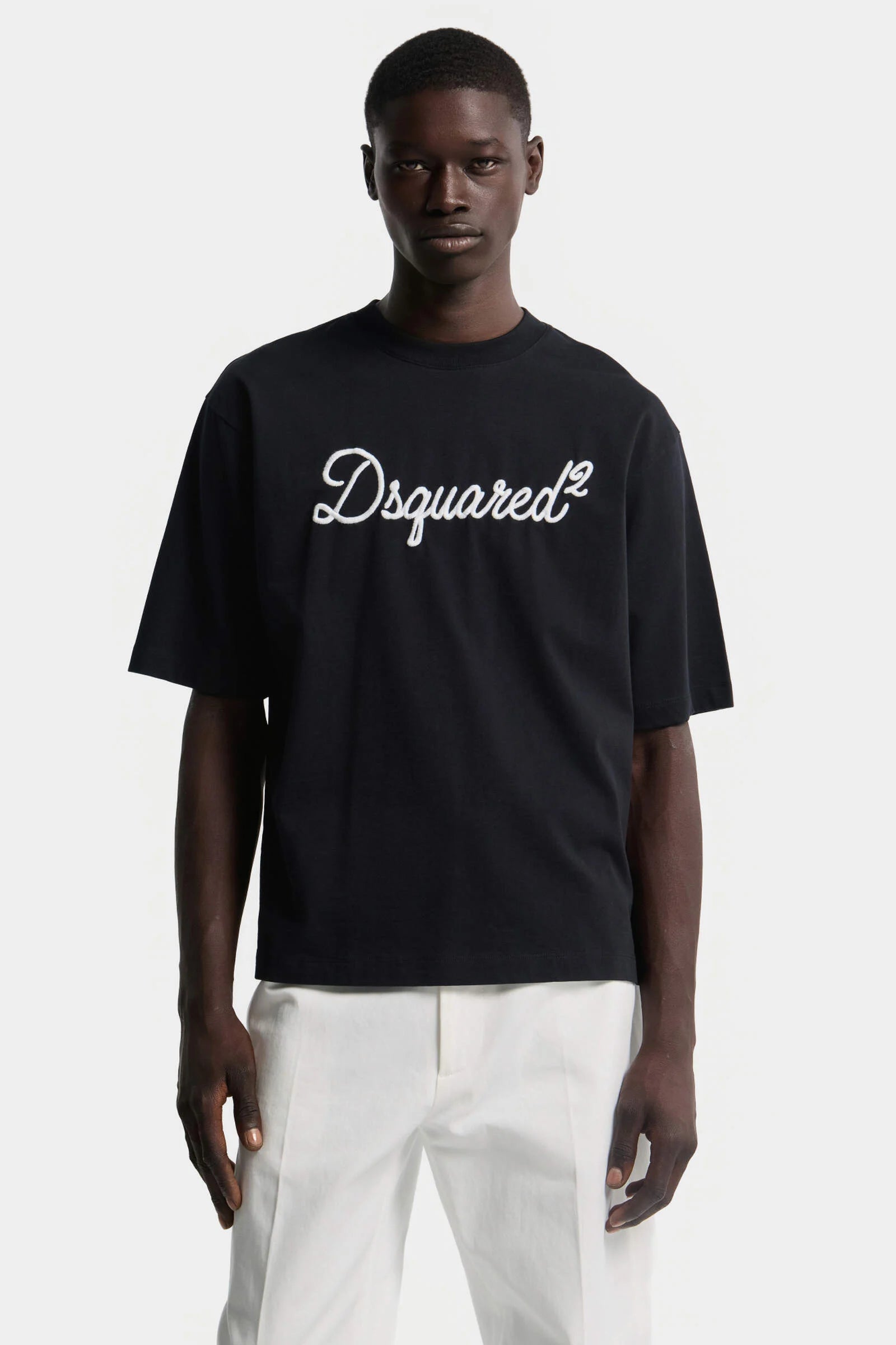 T-shirt Loose Fit con ricamo Dsquared2