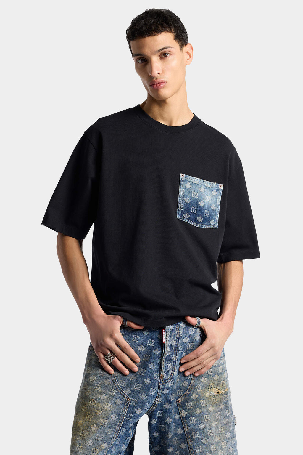 T-Shirt D2 Monogram Loose Fit