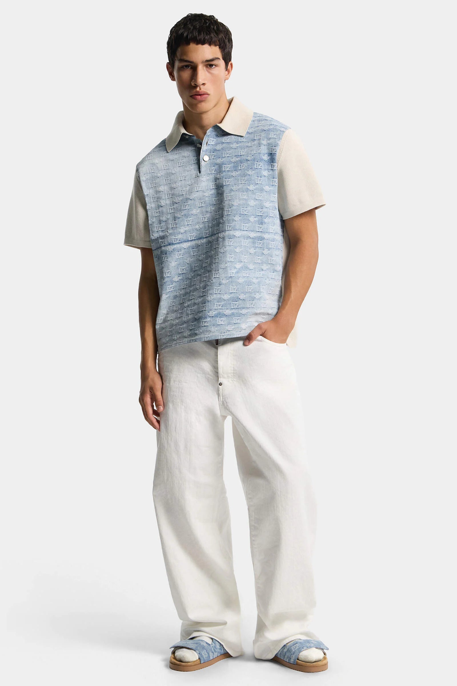 Monogram Knit Polo