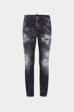 JEANS DSQ2 Black Rocky Mountains Wash Skater Jeans