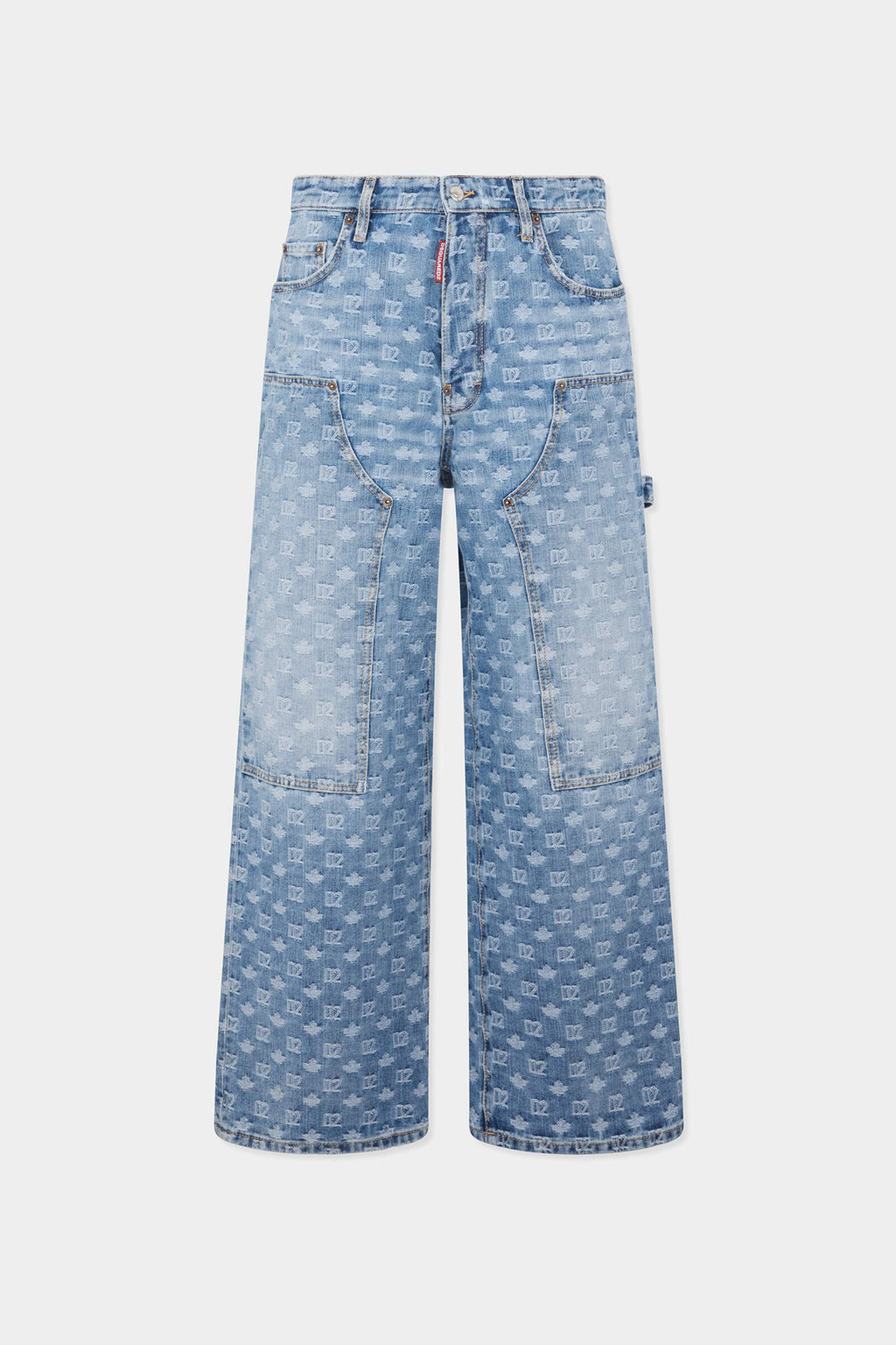 Light Wash Baggy Carpenter Jeans