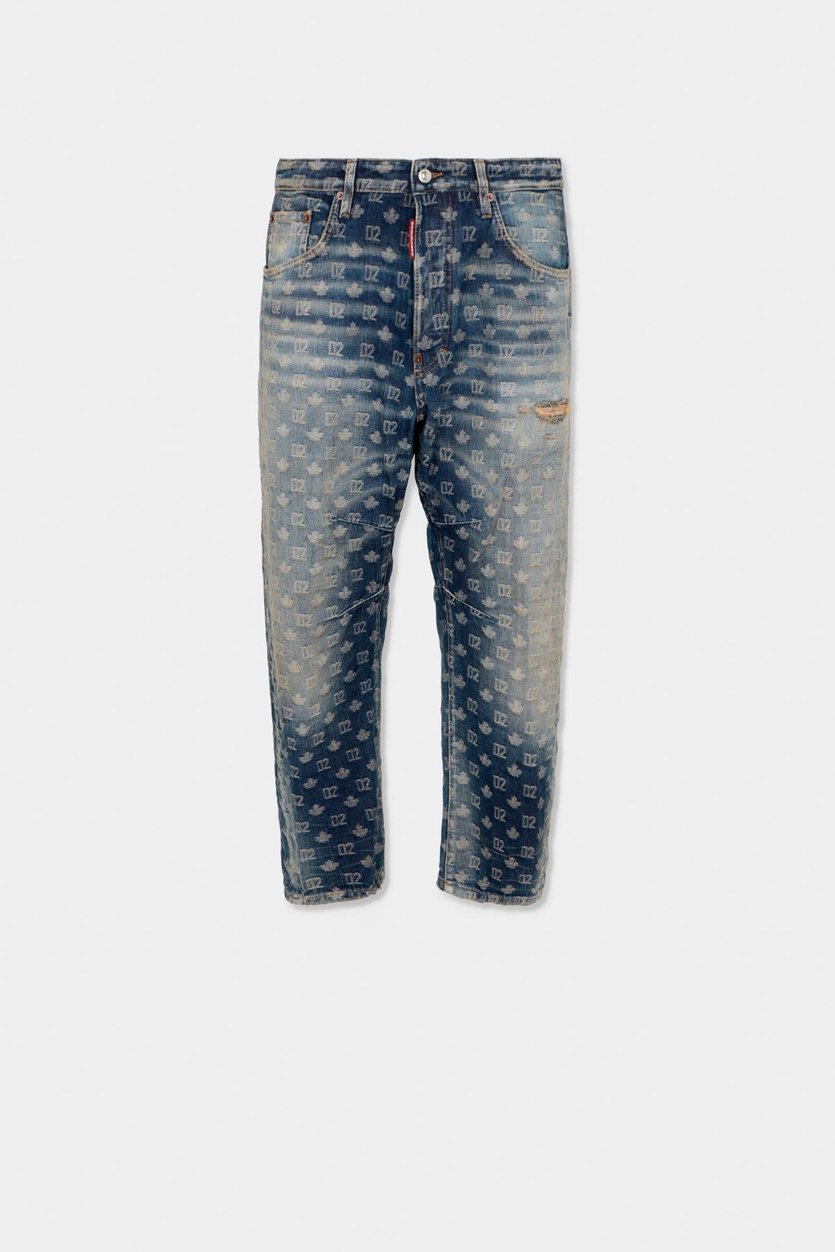 Jeans D2 Monogram Kawaii Lavaggio Dirty Monogram