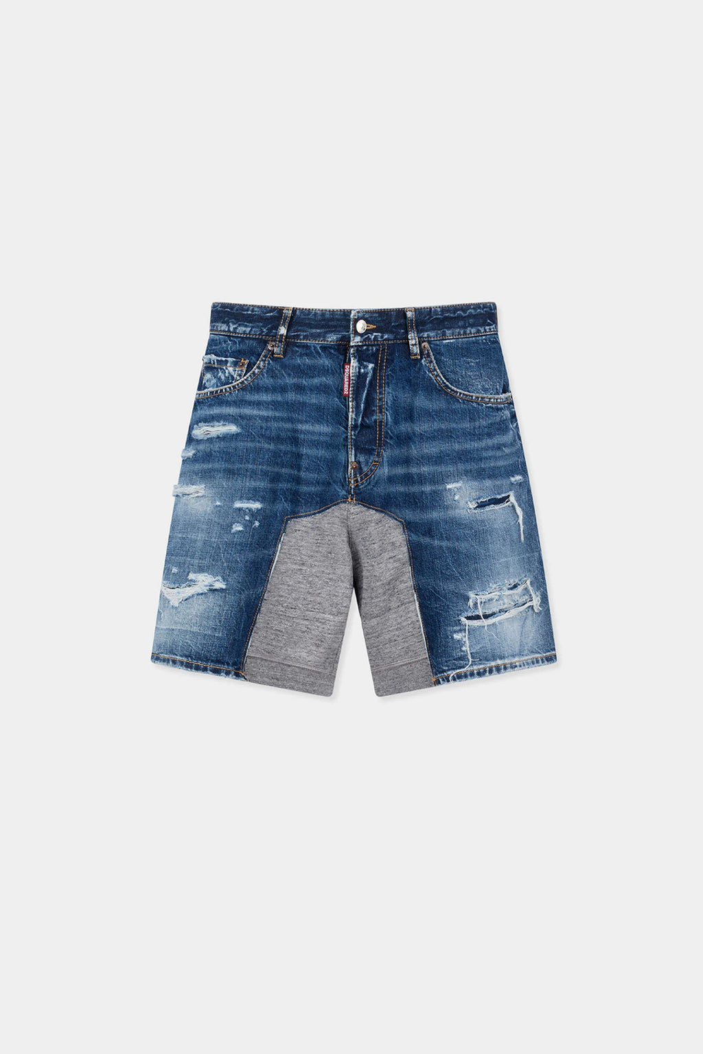 Medium Ripped Wash Hybrid Shorts