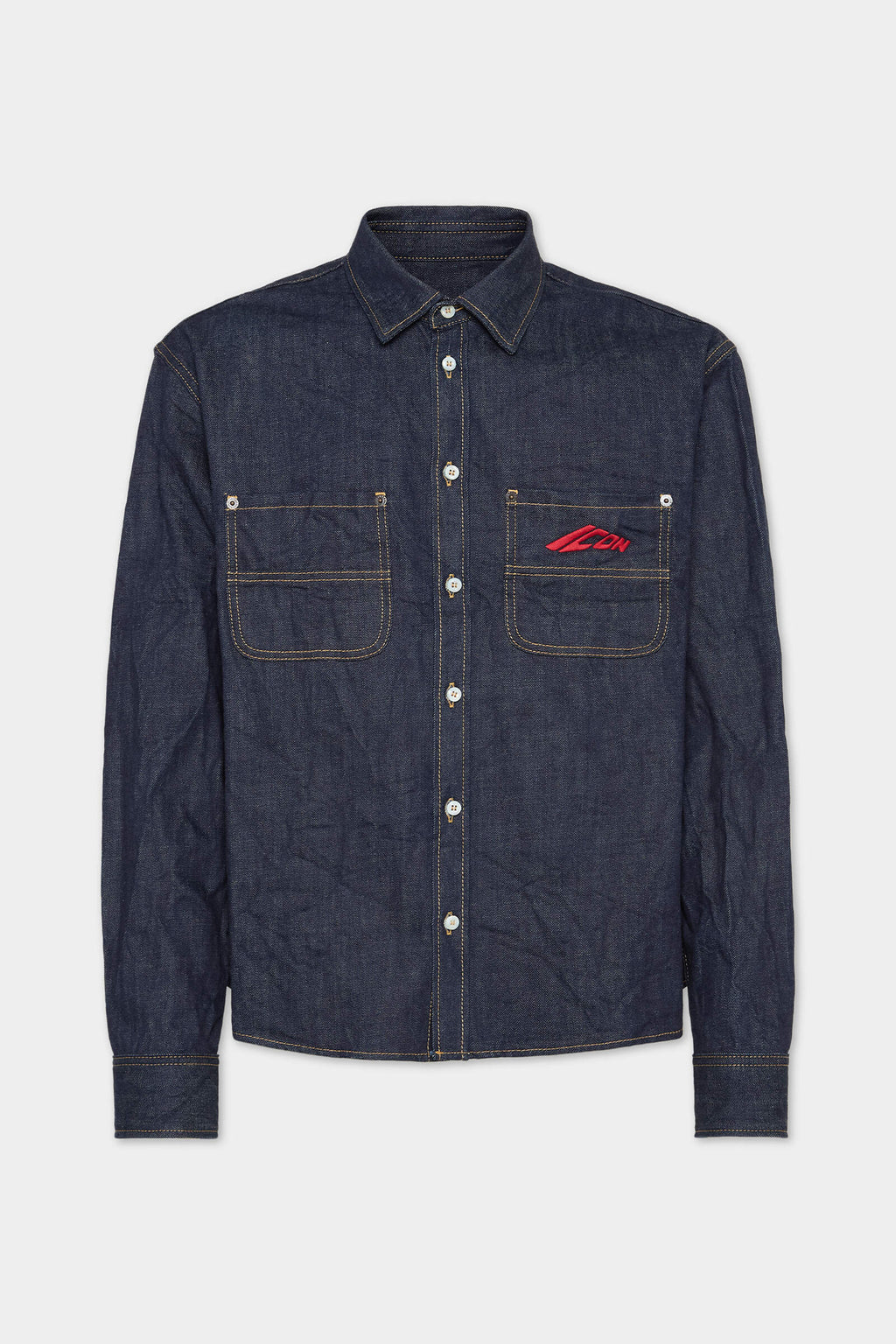 D SQUARED2 Icon New Generation Boxy Denim Shirt