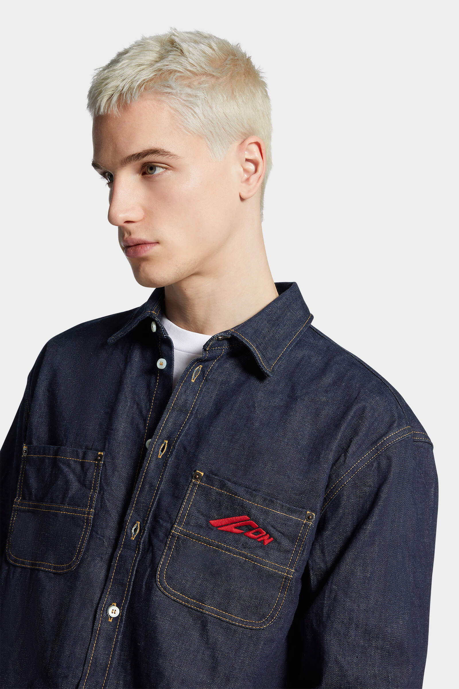 D SQUARED2 Icon New Generation Boxy Denim Shirt