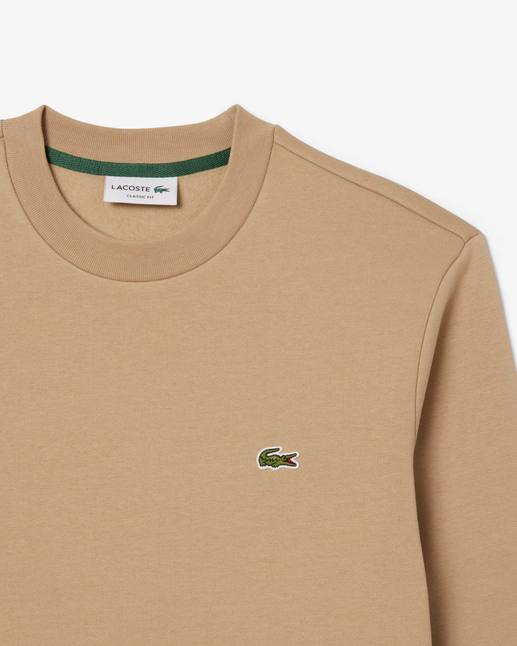 LACOSTE Felpa girocollo in pile