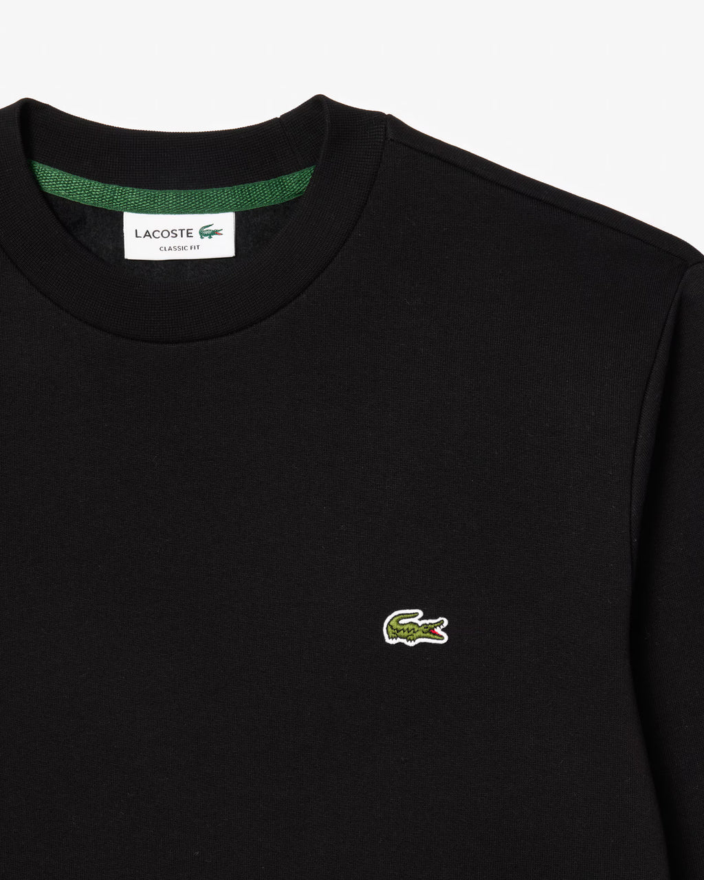 LACOSTE Felpa girocollo in pile