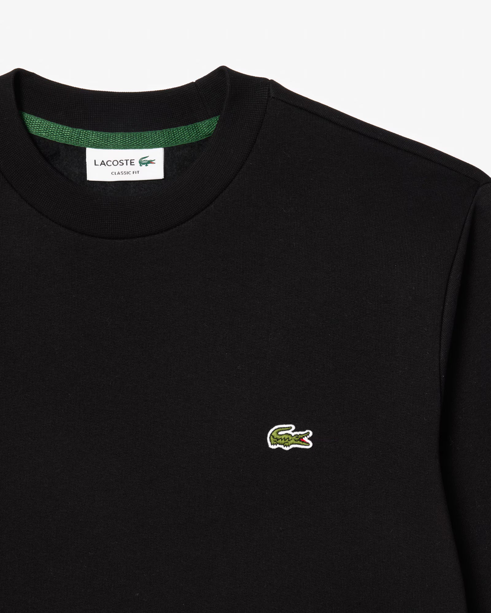 LACOSTE Felpa girocollo in pile