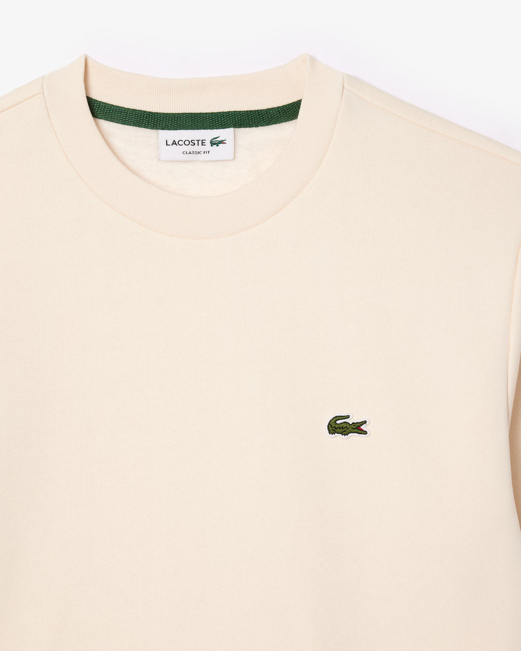 LACOSTE Felpa girocollo in pile
