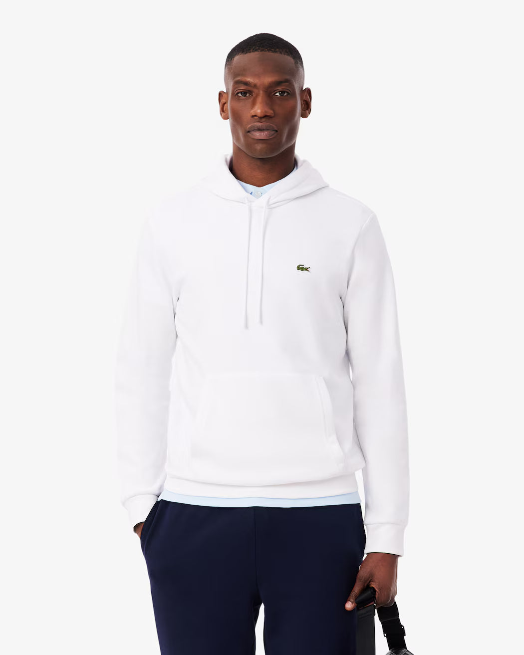 LACOSTE Felpa con cappuccio in pile