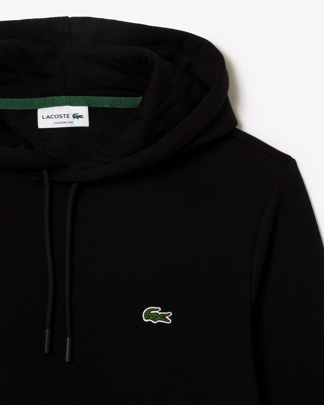 LACOSTE Felpa con cappuccio in pile