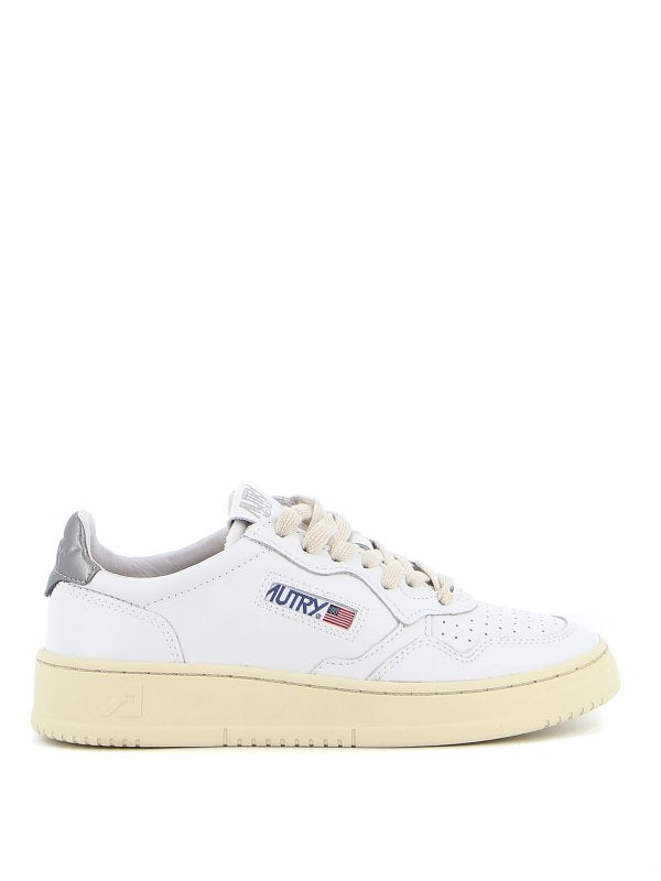 Autry SNEAKERS MEDALIST LOW IN PELLE GRIGIO