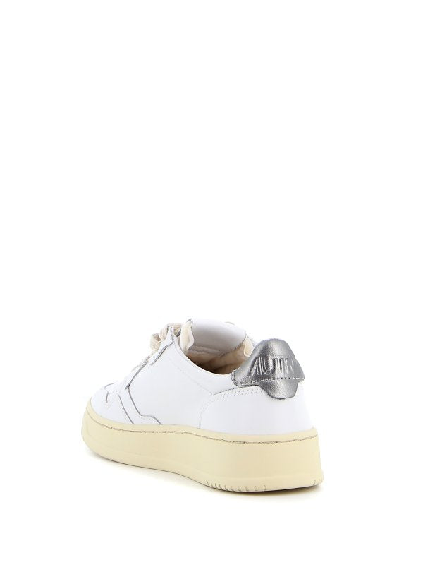 Autry SNEAKERS MEDALIST LOW IN PELLE GRIGIO