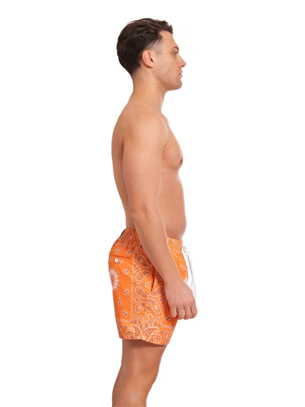 Boxer Saint Vincent Stampato BANDANA ARANCIO