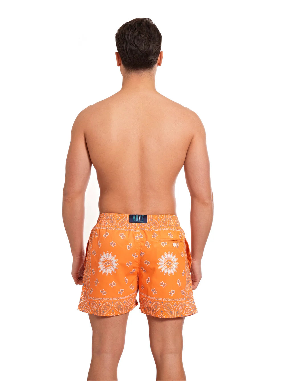 Boxer Saint Vincent Stampato BANDANA ARANCIO