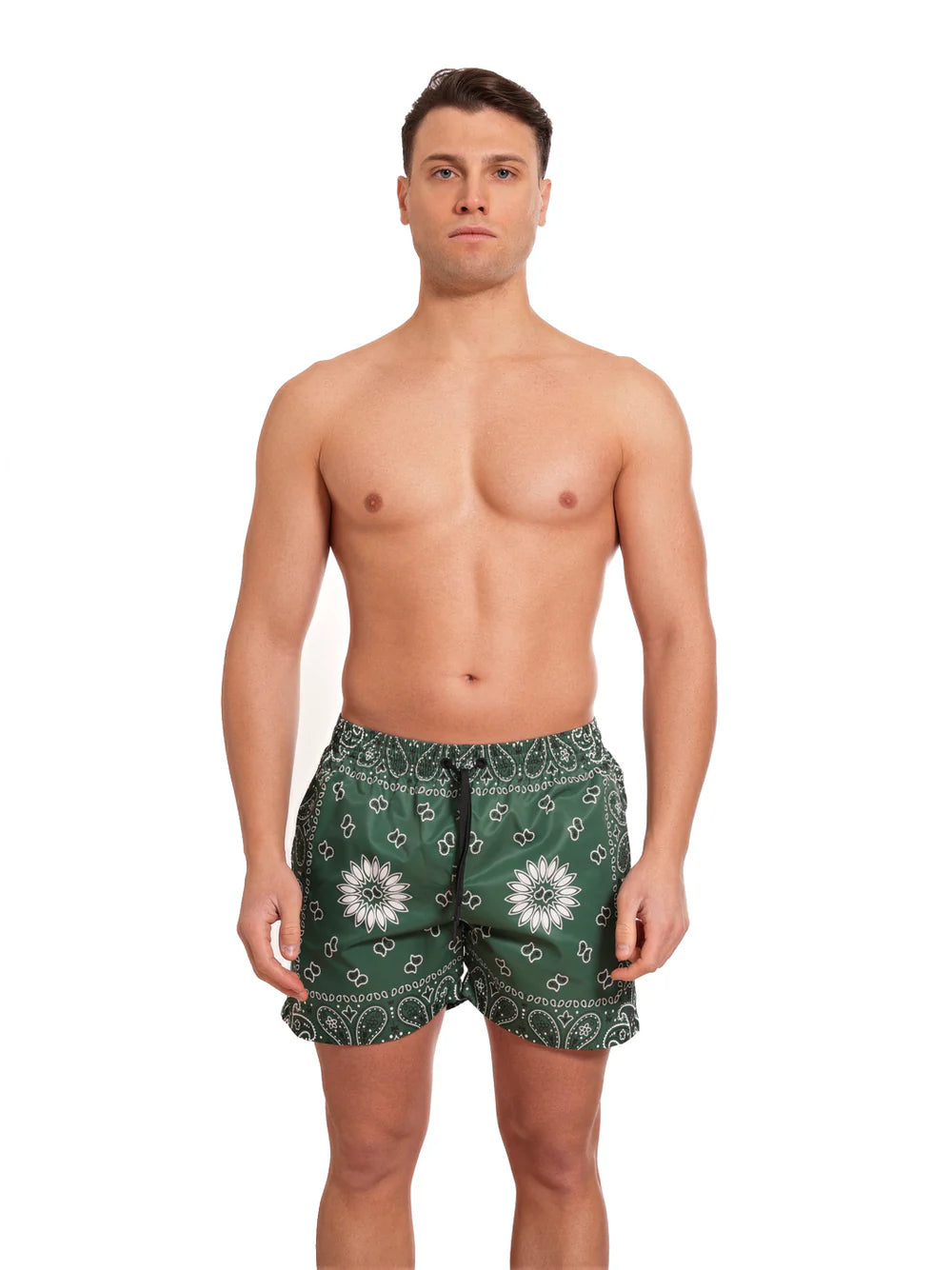 Boxer Saint Vincent Stampato BANDANA ARANCIO