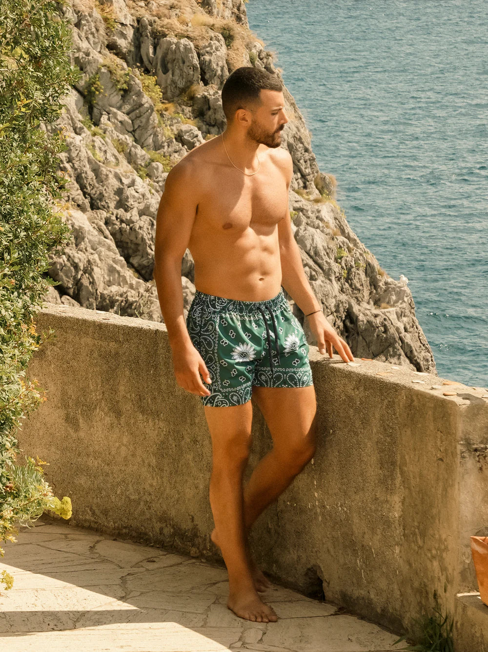 Boxer Saint Vincent Stampato BANDANA ARANCIO