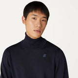 K-WAY HENRY MERINO GREEN BLACKISH