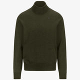 K-WAY HENRY MERINO GREEN BLACKISH