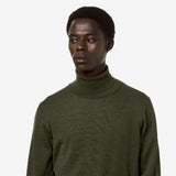 K-WAY HENRY MERINO GREEN BLACKISH