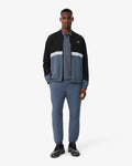 Tuta sportiva colorblock con stampa