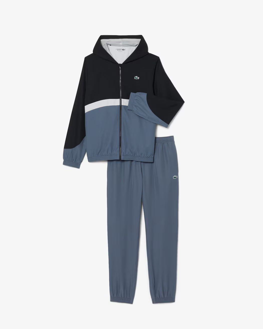 Tuta sportiva colorblock con stampa