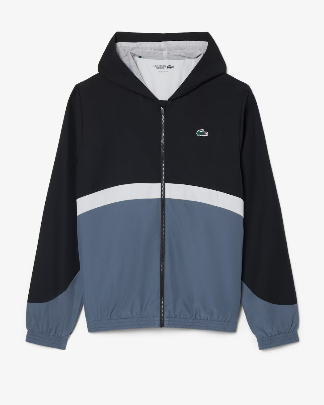 Tuta sportiva colorblock con stampa