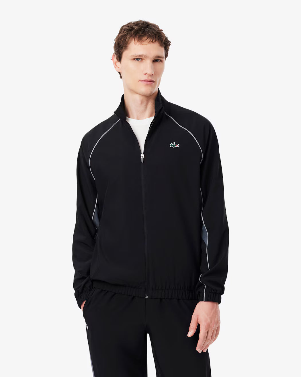 Tuta da tennis con bordi a contrasto