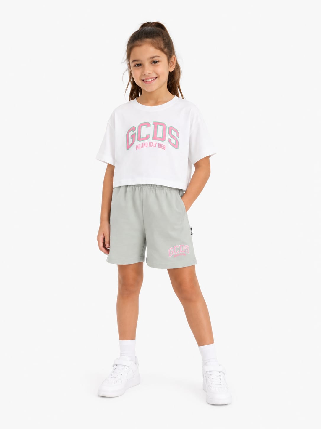 T-SHIRT CROP GCDS ART:543