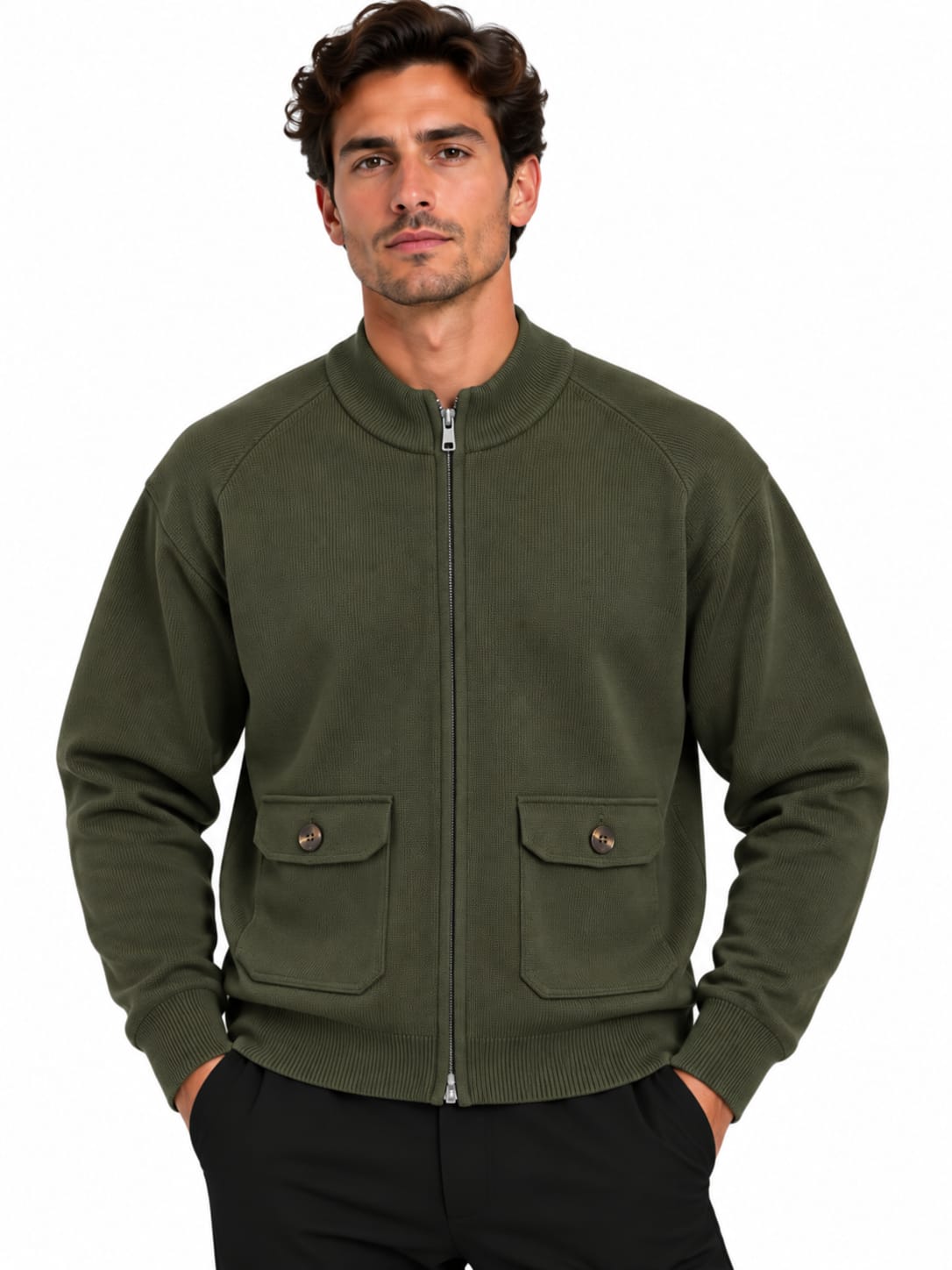 CARDIGAN ZIP J.FERRETTO