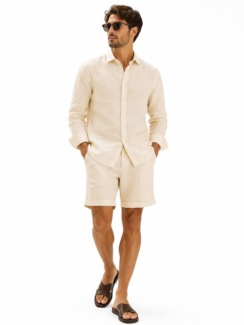 J. FERRETTO ONE CAMICIA LINO